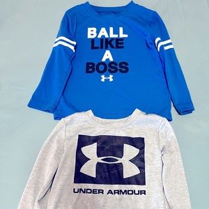 3 Long Sleeve Under Armour Tops 18M bundle